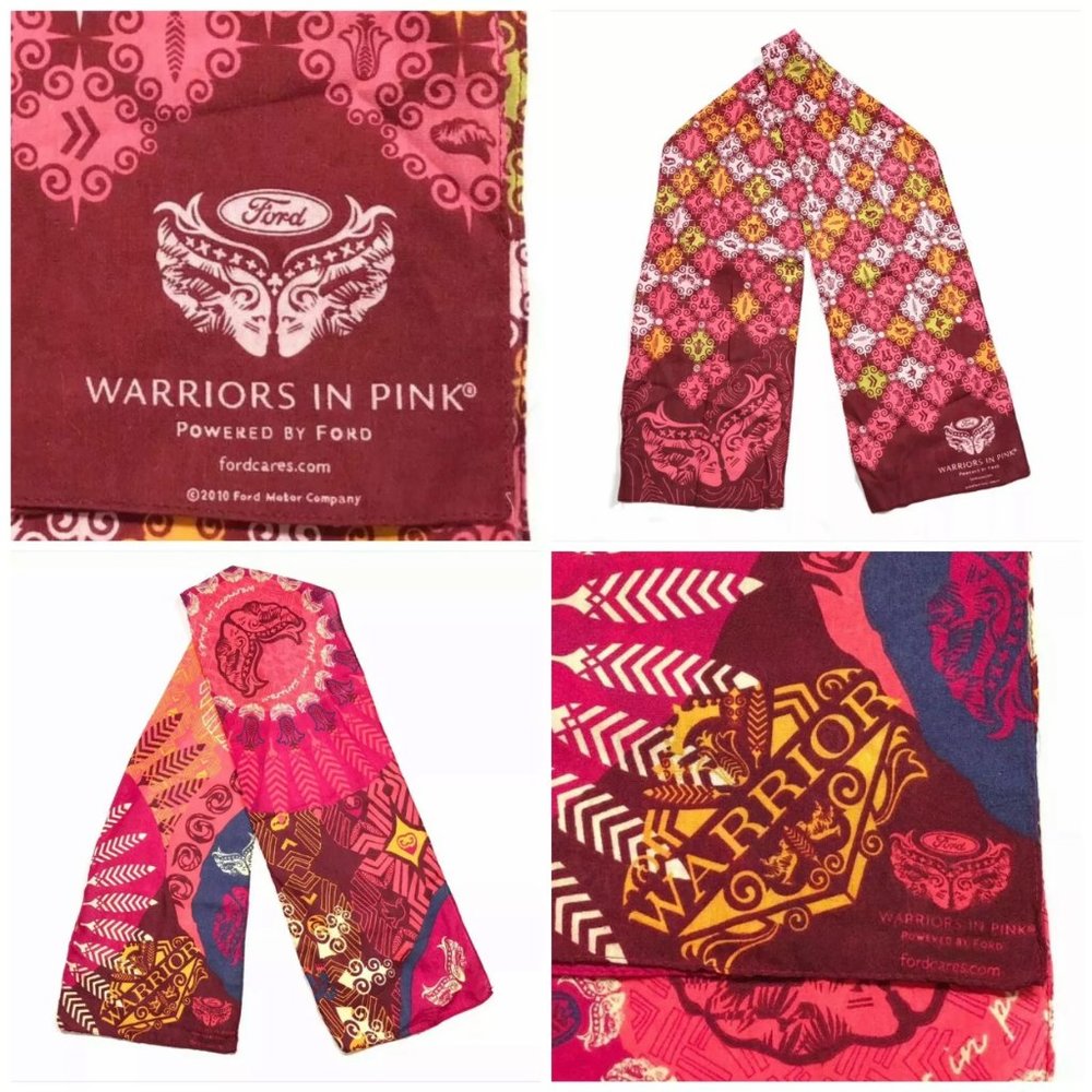 Warriors in Pink Powered by Ford Rectangle Scarves